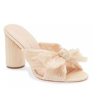 Loeffler Randall Cream Heeled Sandals